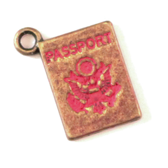 Passport Travel Charm (available with Bracelet or Necklace)
