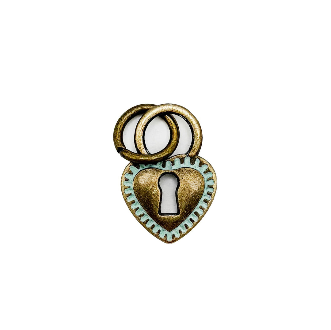 Heart Lock Charm (available with Bracelet or Necklace)