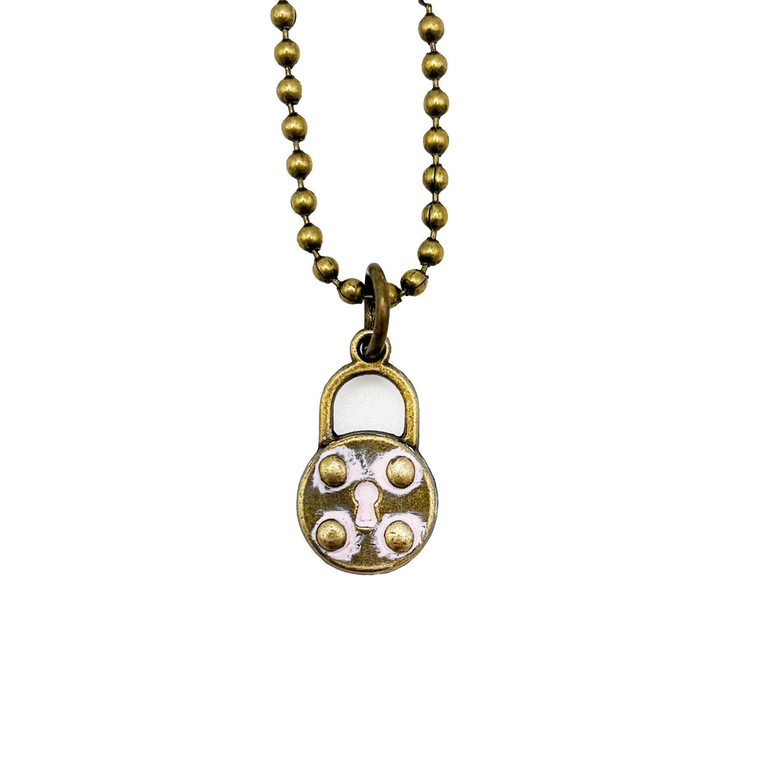 Lock Charm (available with Bracelet or Necklace)