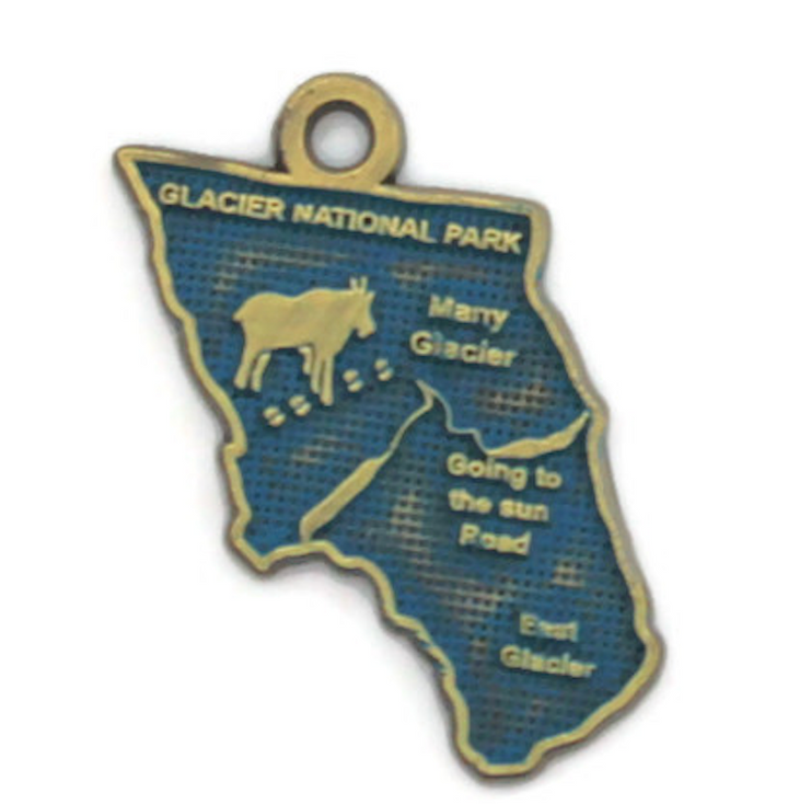 Glacier National Park Charm (available with Bracelet or Necklace)