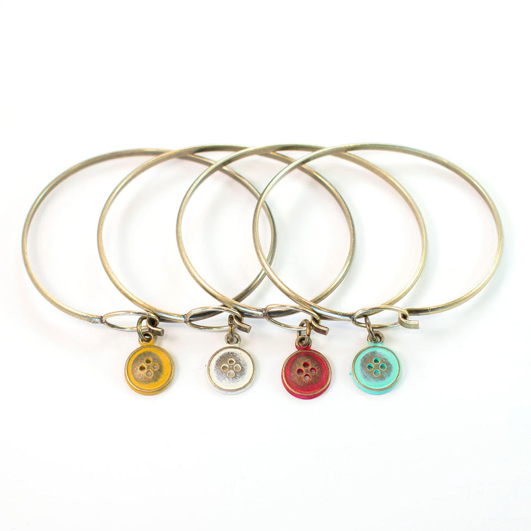 Button Charm (available with Bracelet or Necklace)