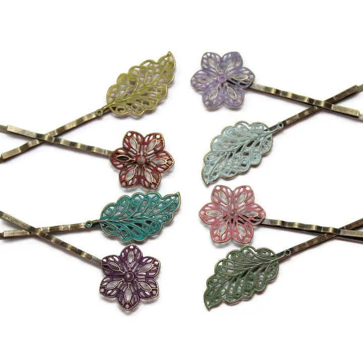 Flora Bobby Pins Set of 2
