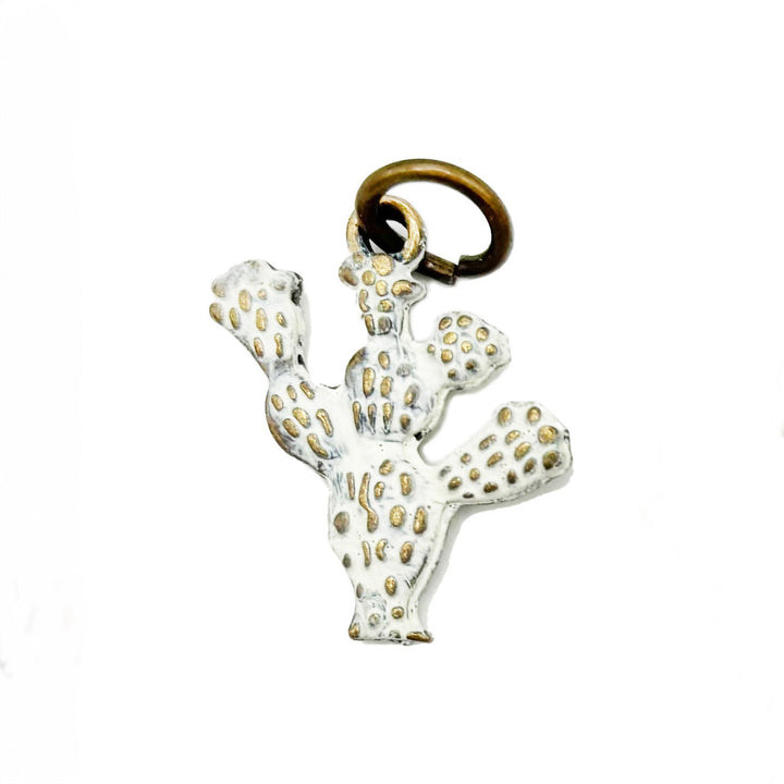 Prickly Pear Cactus Charm (available with Bracelet or Necklace)