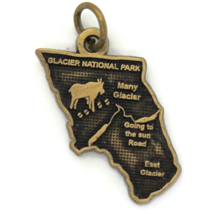 Glacier National Park Charm (available with Bracelet or Necklace)