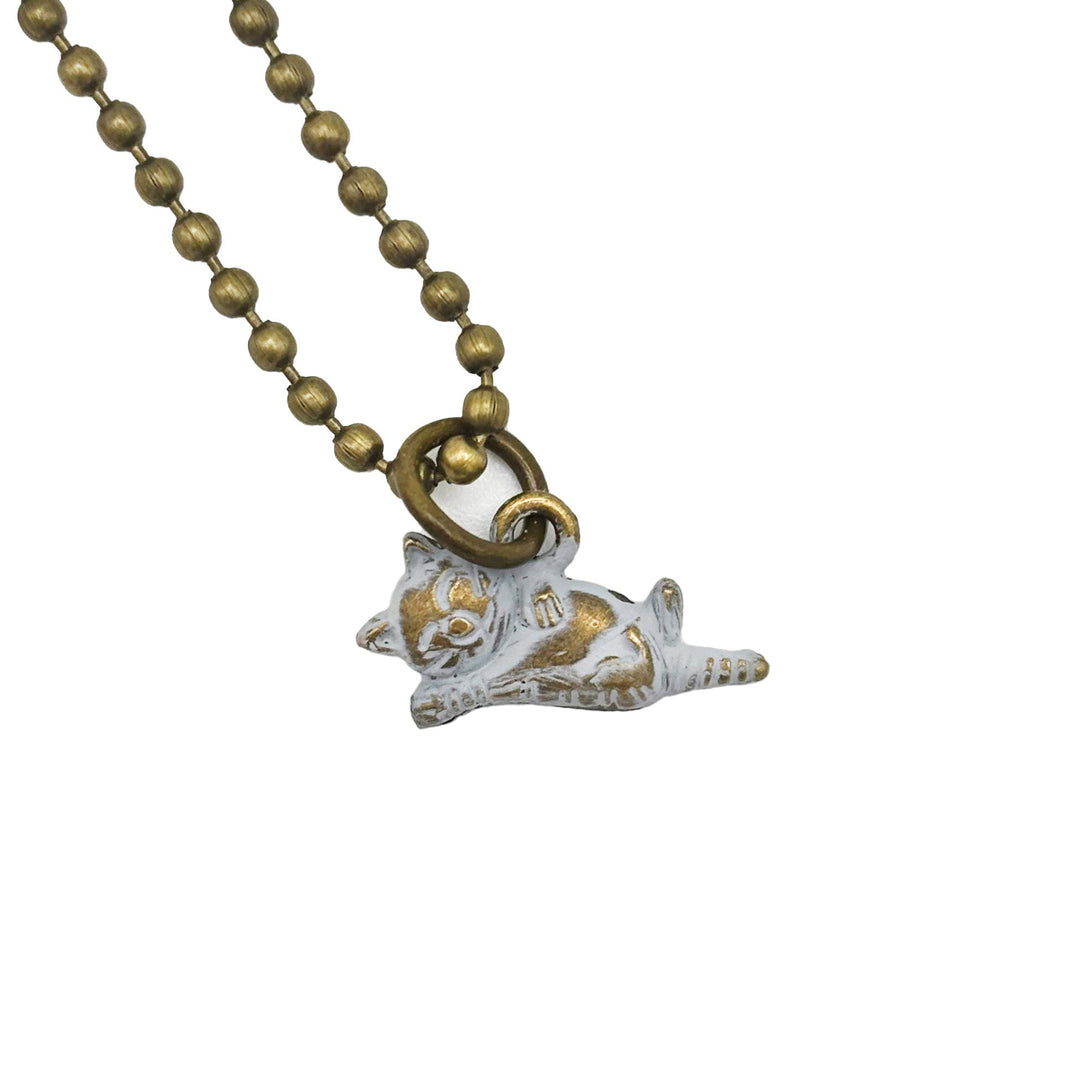Cat Kitten Charm (available with Bracelet or Necklace)