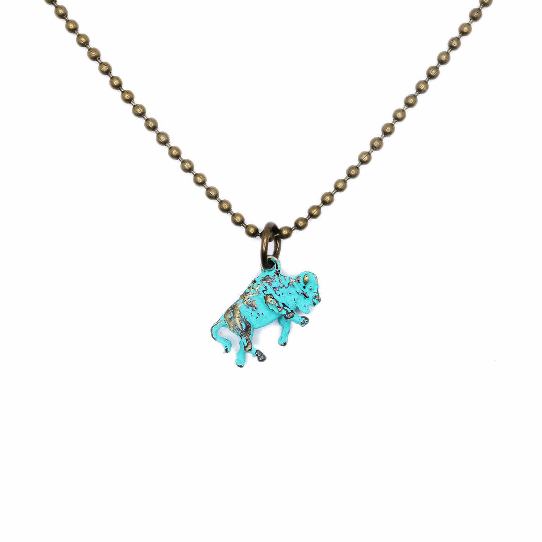 Buffalo Charm (available with Bracelet or Necklace)