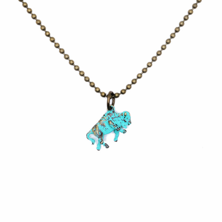 Buffalo Charm (available with Bracelet or Necklace)