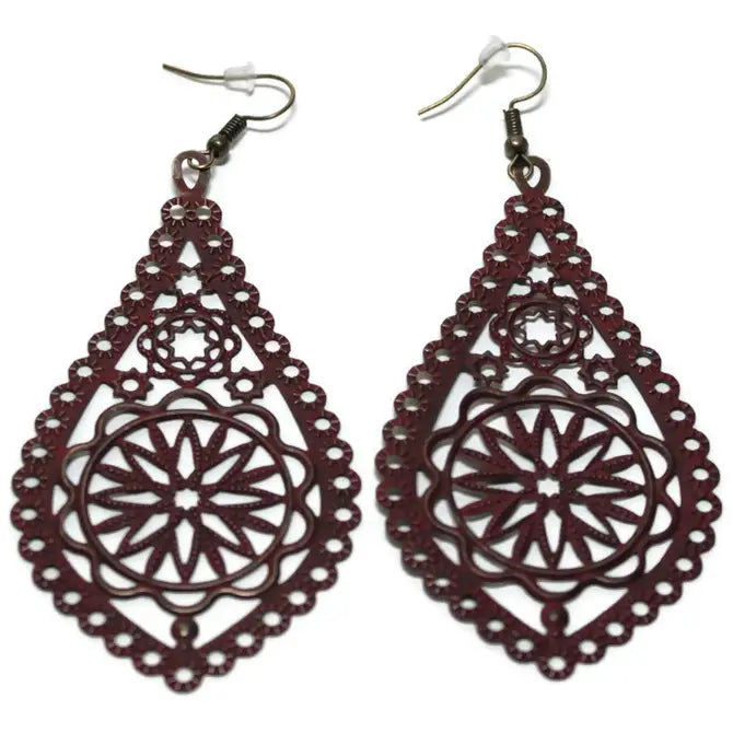 Persist Large Statement Filigree Earrings