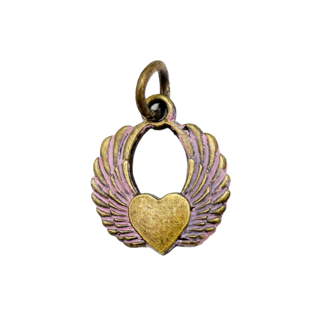 Winged Heart Charm (available with bracelet or necklace)