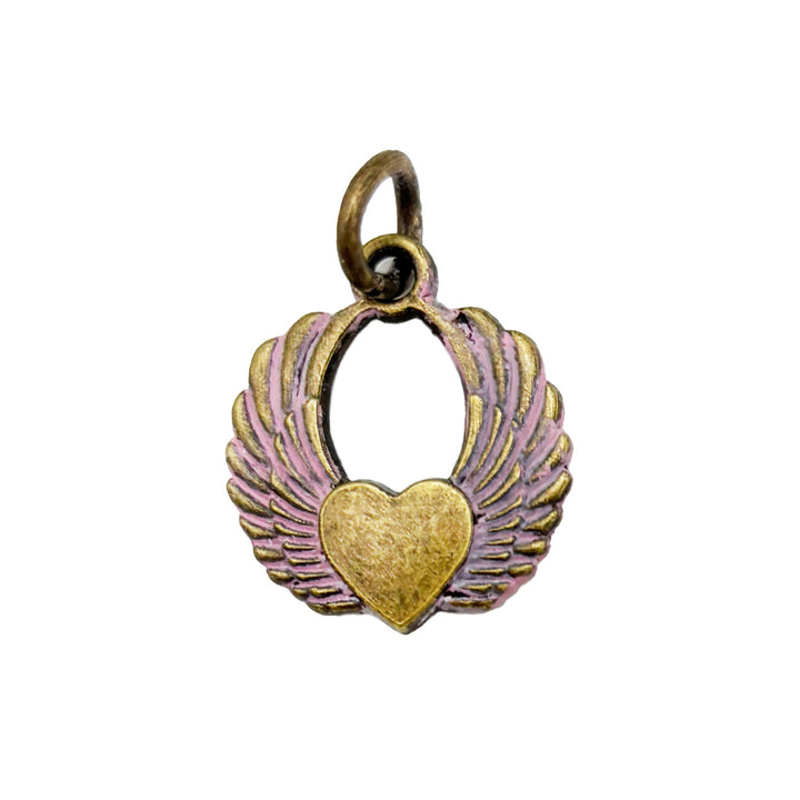 Winged Heart Charm (available with bracelet or necklace)