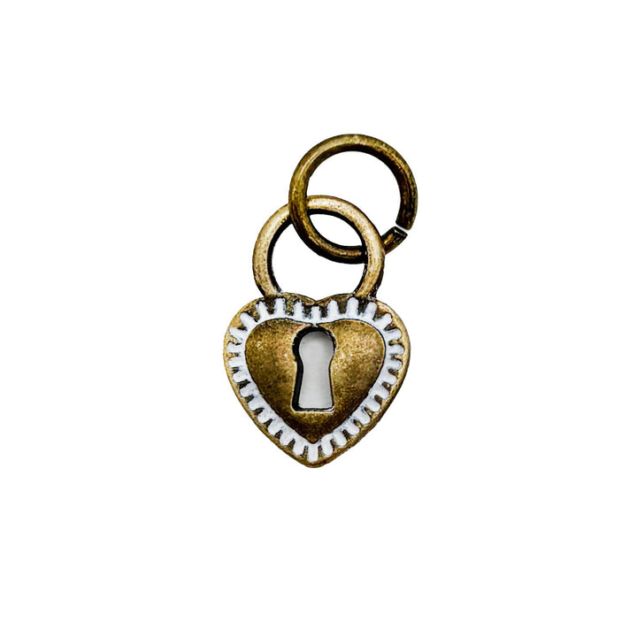 Heart Lock Charm (available with Bracelet or Necklace)