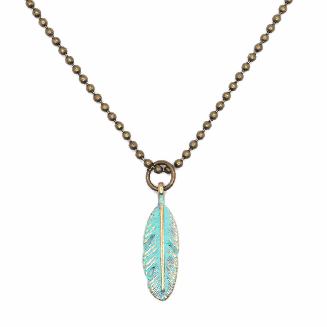 Feather Charm (available with Bracelet or Necklace)