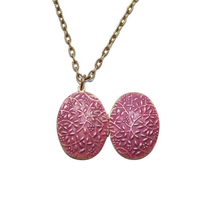 floral colorful locket