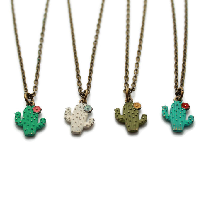 Cactus Bloom Charm Necklace, Bracelet, or Charm Only