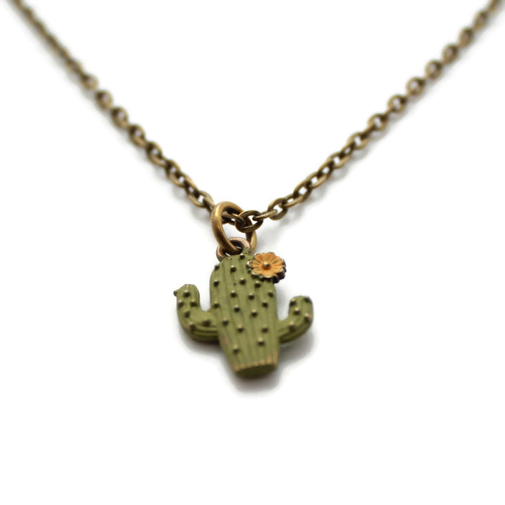 Cactus Bloom Charm Necklace, Bracelet, or Charm Only
