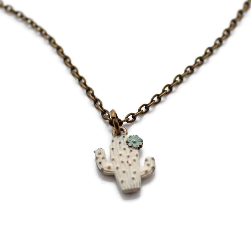 Cactus Bloom Charm Necklace, Bracelet, or Charm Only