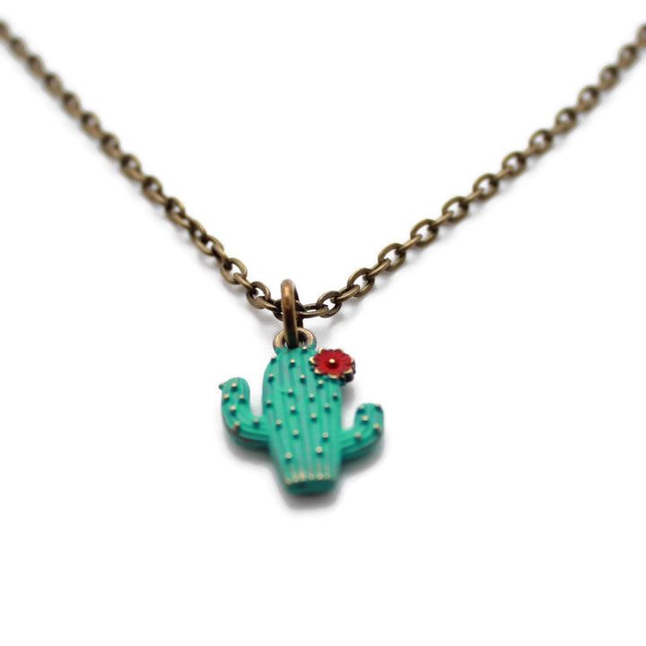 Cactus Bloom Charm Necklace, Bracelet, or Charm Only