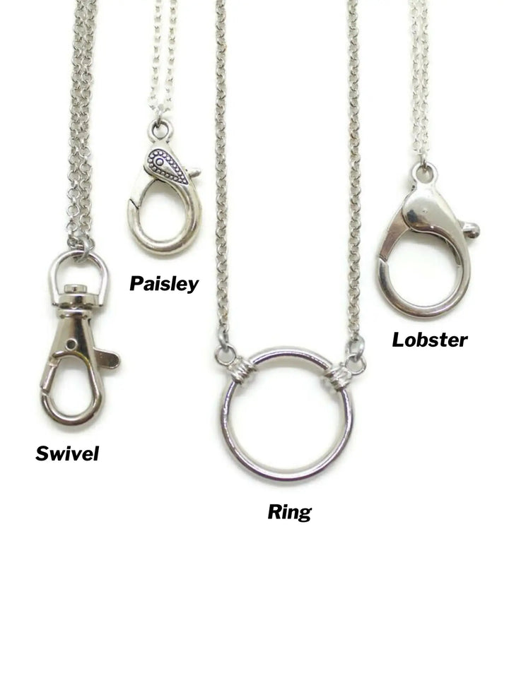 Charm Keeper Necklace Blank - Bronze and Silver