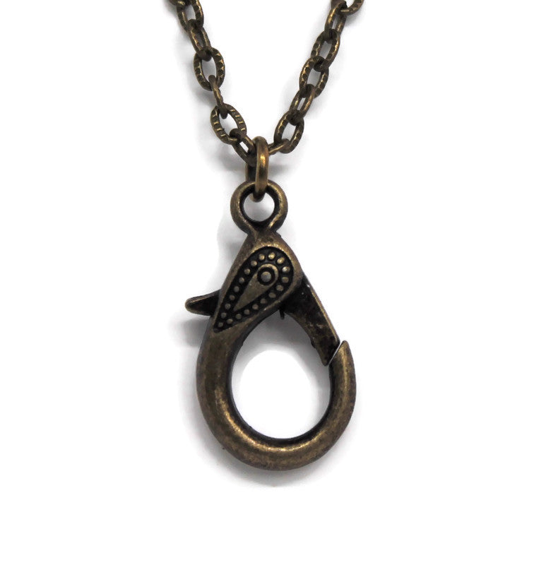 Charm Keeper Necklace Blank - Bronze and Silver