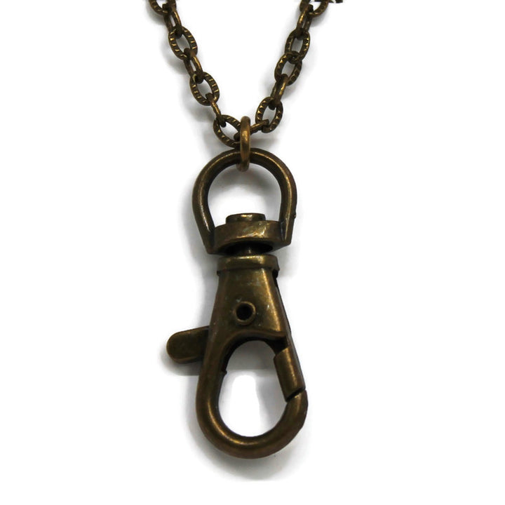 Charm Keeper Necklace Blank Bronze