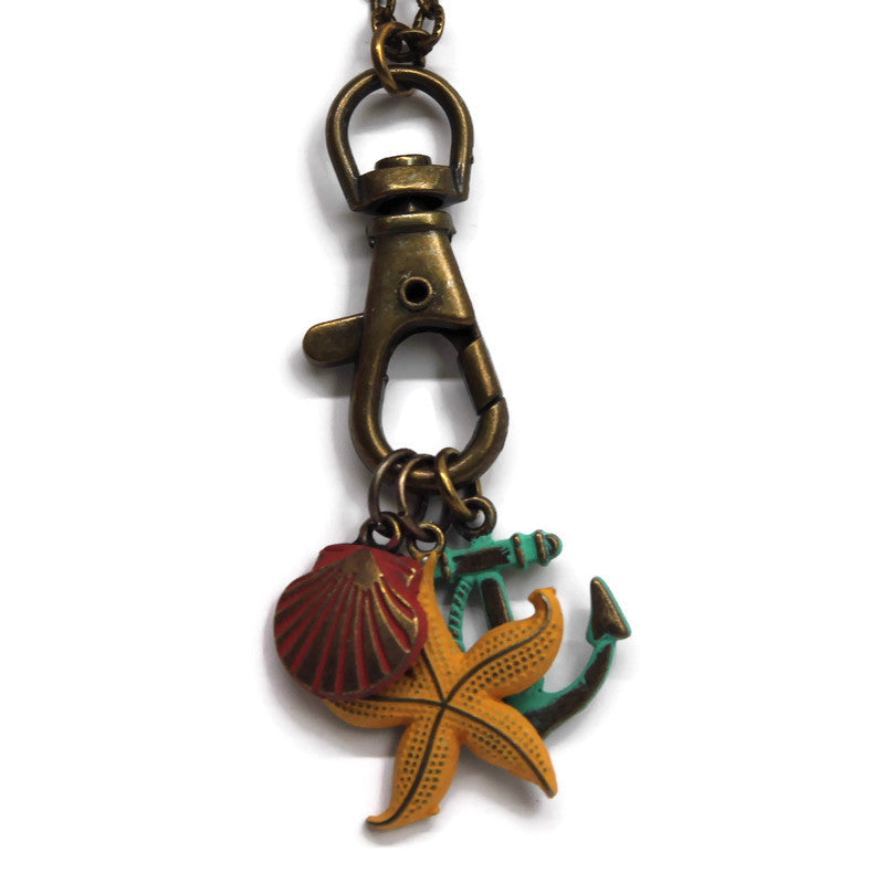 Charm Keeper Necklace Blank Bronze