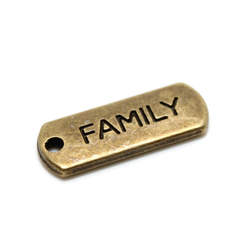 Word Charms-Bracelet, Necklace, Charm Only