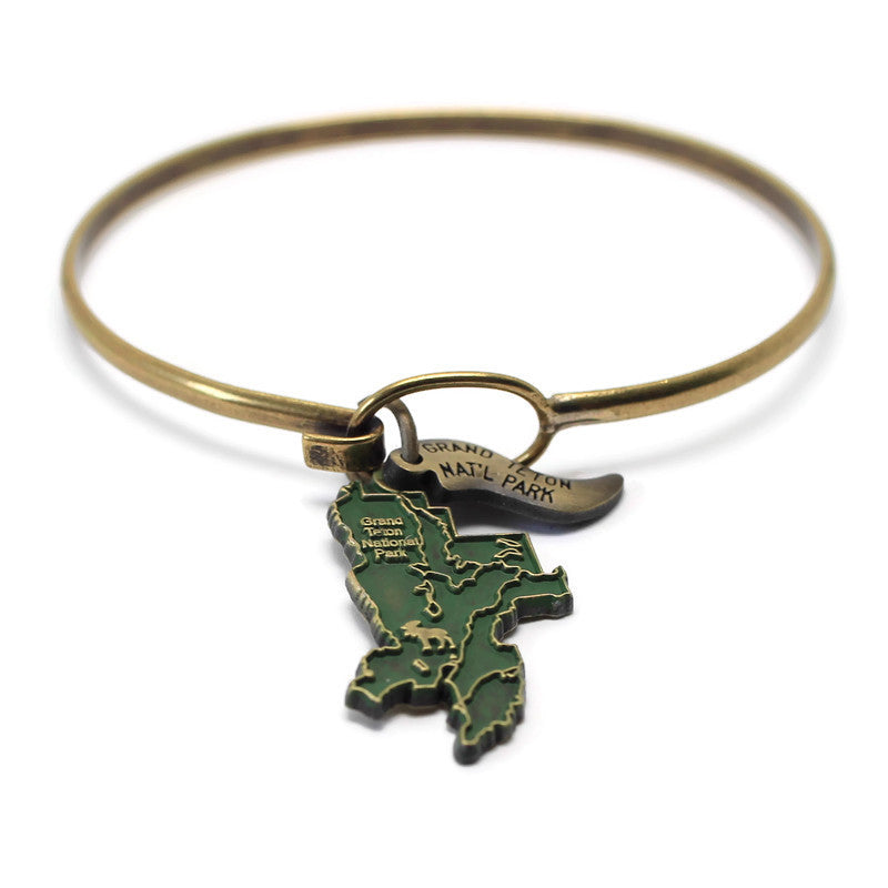 Grand Teton National Park Charm Bracelet, Necklace, or Charm Only