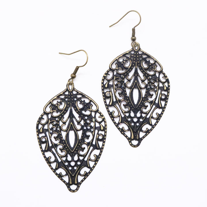Abundance Earrings - Lightweight Hand-painted Metal Earring