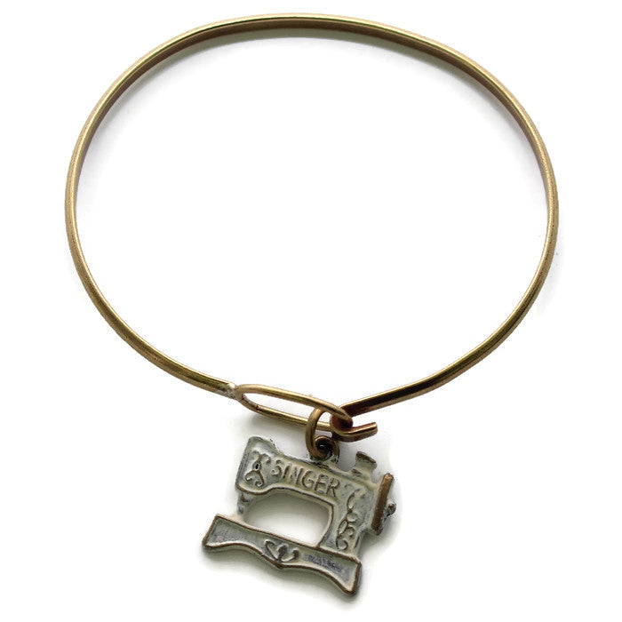 Sewing Machine Charm Bracelet, Necklace, or Charm Only