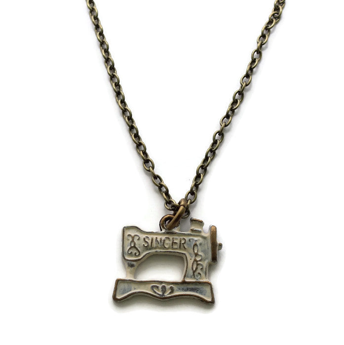 Sewing Machine Charm Bracelet, Necklace, or Charm Only