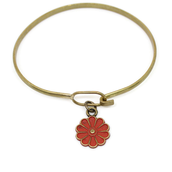 Daisy Charm Bracelet, Necklace, or Charm Only