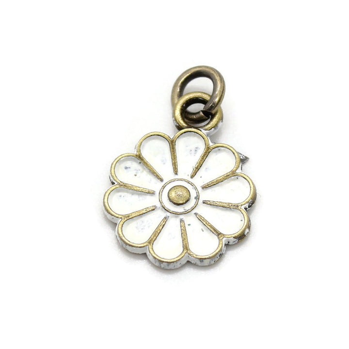 Daisy Charm Bracelet, Necklace, or Charm Only