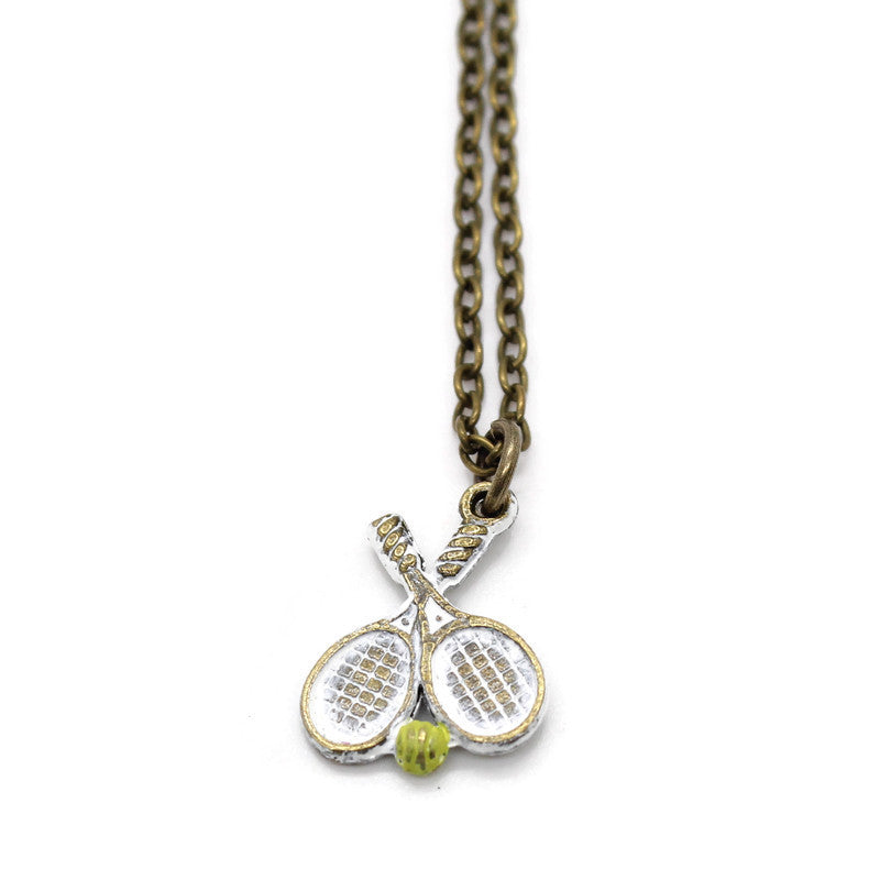 Tennis Racket Charm Bracelet, Necklace, or Charm Only