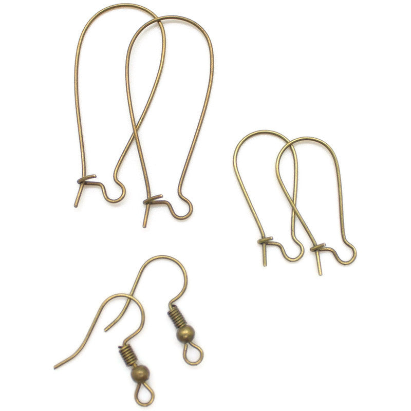 Open Zipper Drop Earrings