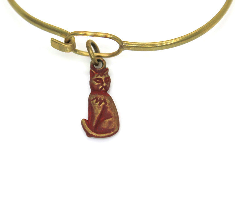 Cat Charm Bracelet, Necklace, or Charm Only
