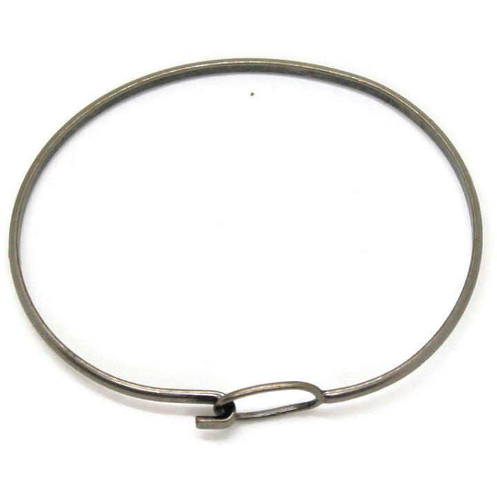 Hook Style Silver Charm Bracelet Blank