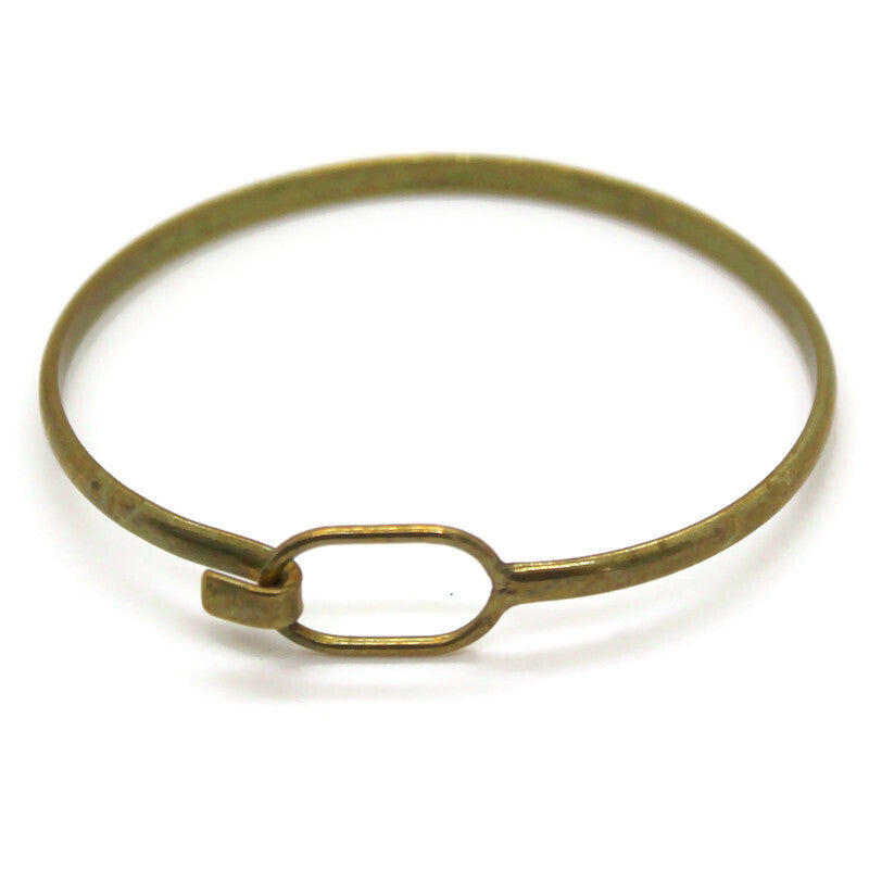 Hook Style Bronze Charm Bracelet Blank Base 3 SIZES