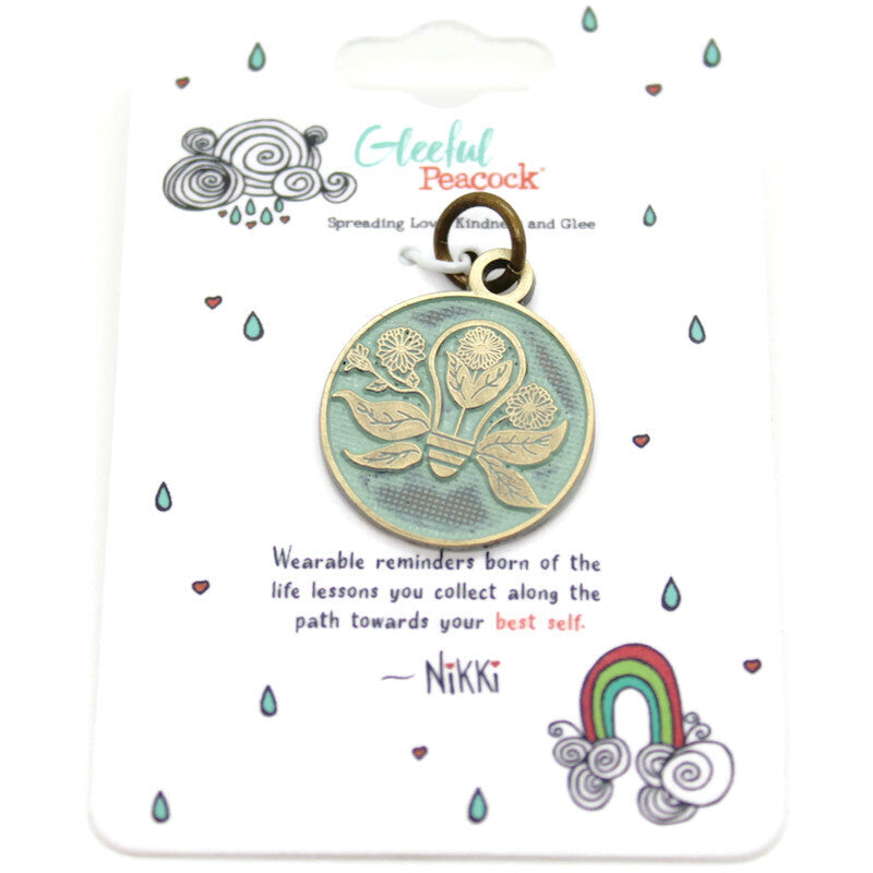 Grow Your Ideas Token Charm Bracelet, Necklace, or Charm Only