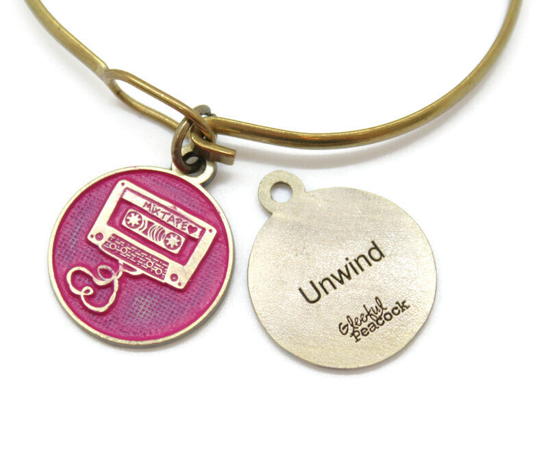 Unwind Token Charm Bracelet, Necklace, or Charm Only