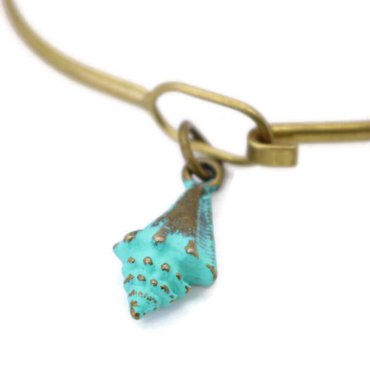 Conch Shell Charm Bracelet, Necklace, or Charm Only
