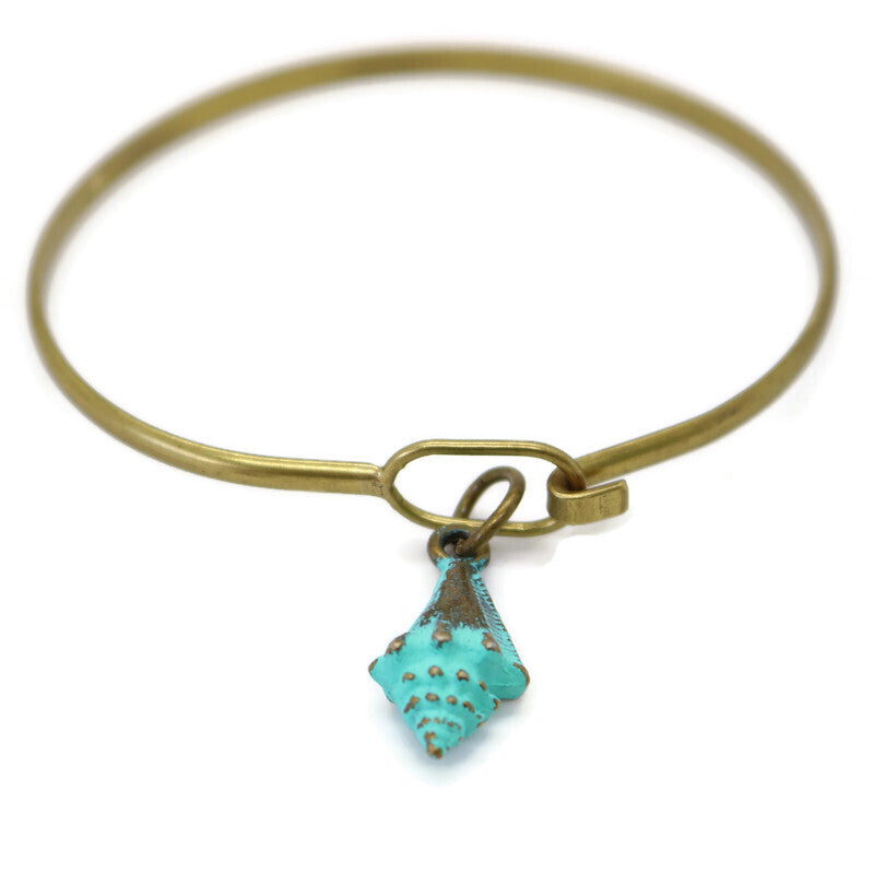 Conch Shell Charm Bracelet, Necklace, or Charm Only