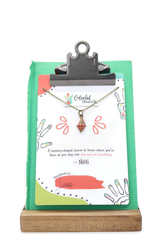 Conch Shell Charm Bracelet, Necklace, or Charm Only