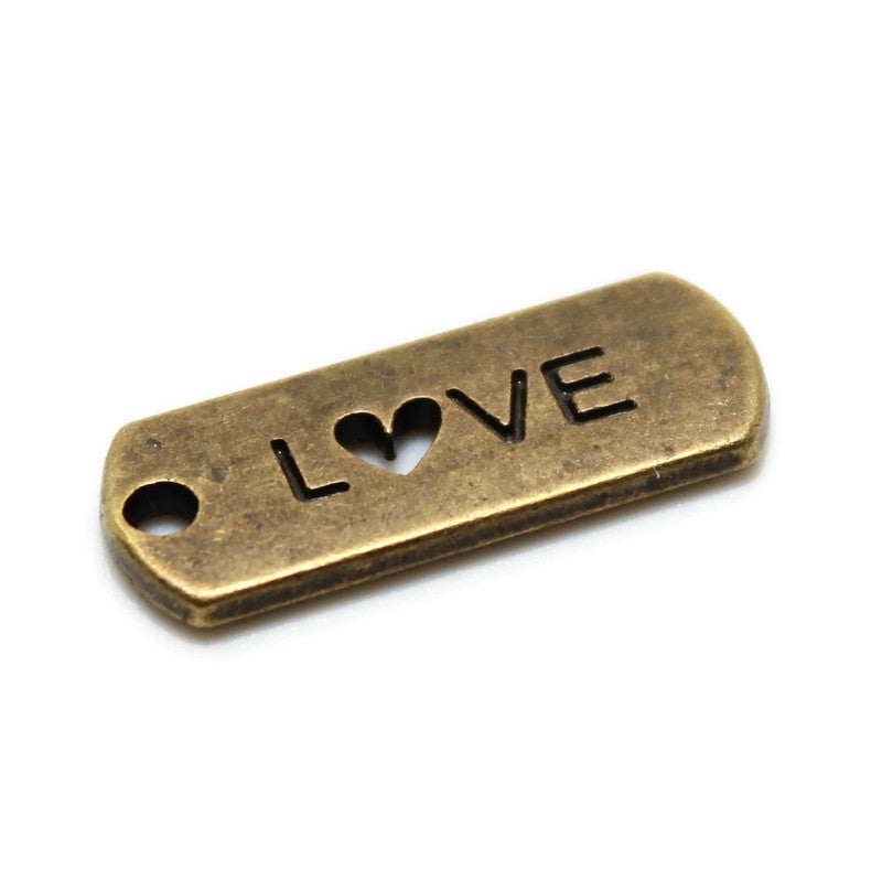 Word Charms-Bracelet, Necklace, Charm Only