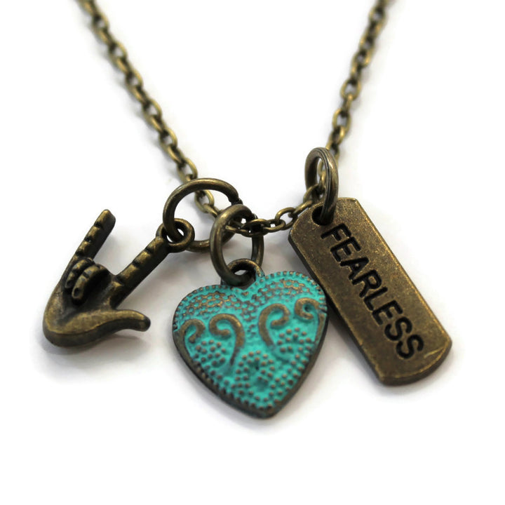 Vintage Heart Charm Bracelet, Necklace, or Charm Only