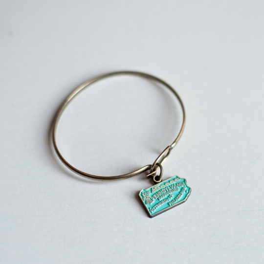 Pennsylvania State Charm Bracelet, Necklace, or Charm only