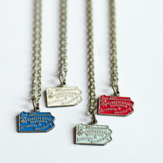 Pennsylvania State Charm Bracelet, Necklace, or Charm only