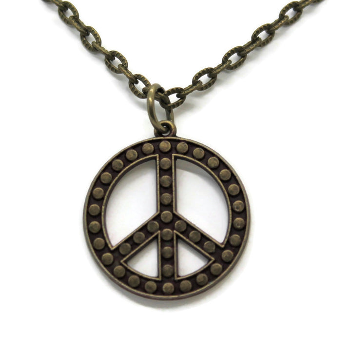 Peace is Spot On Necklace