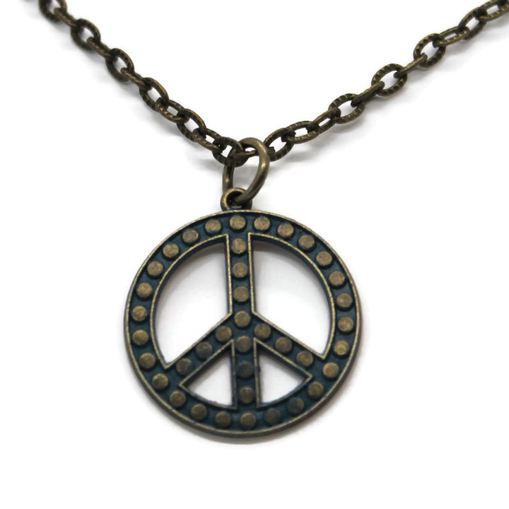 Peace is Spot On Necklace