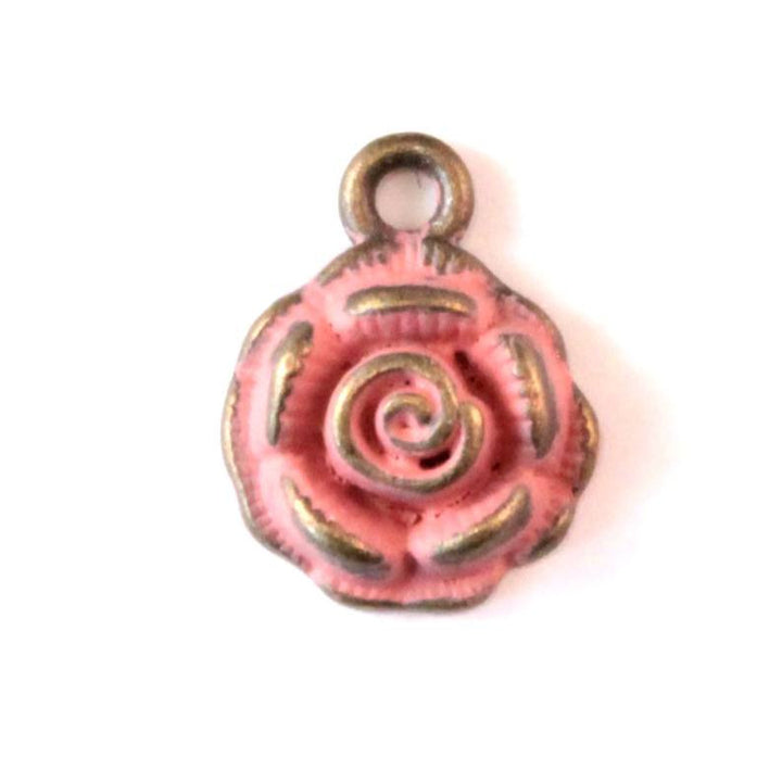 Rose Charm Bracelet, Necklace, or Charm Only