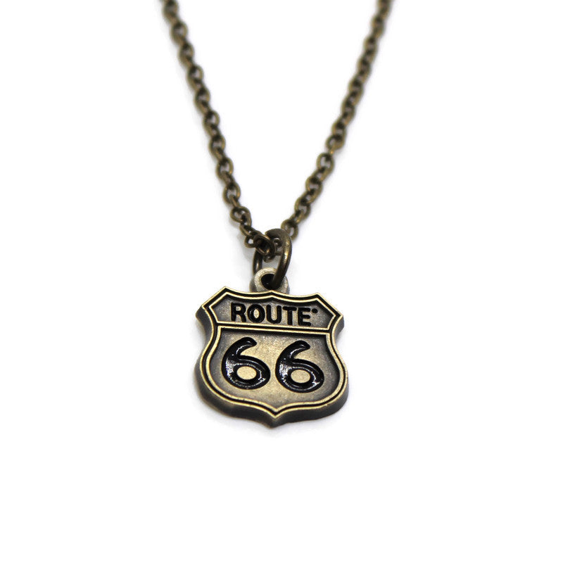 Route 66 Charm Bracelet, Necklace or Charm Only